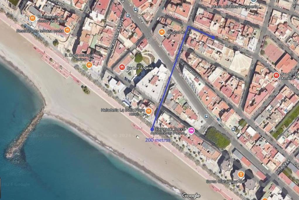 Piso A 200 Metros De La Playa Llegada Autonoma Apartamento Almería Exterior foto